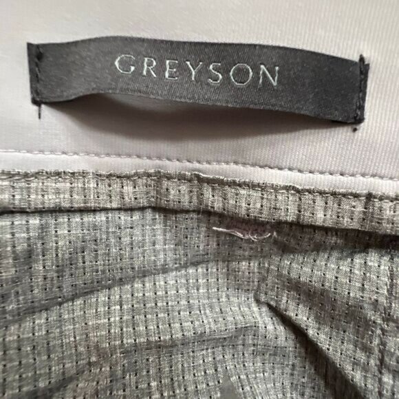 NWT GREYSON Men’s Montauk Trouser 36/32 Slate Gray Performance Stretch Golf Pant - Picture 9 of 13
